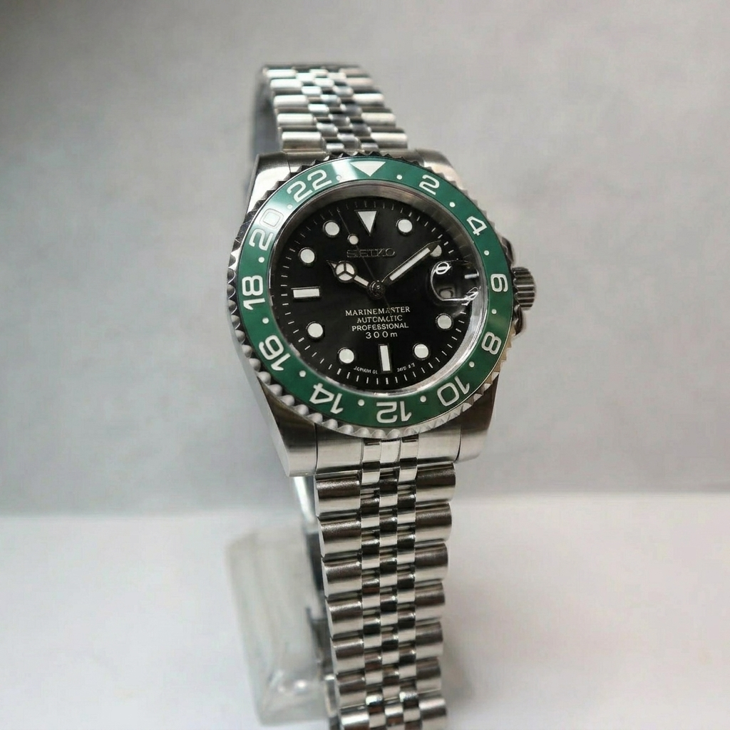 Kermit Submariner Mod Watch