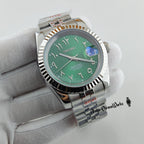 Green Arabic Dial Day Date Mod