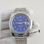Blue Arabic Dial Datejust Mod