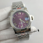 Purple Roman Dial Datejust Mod