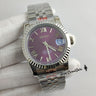 Purple Roman Dial Datejust Mod