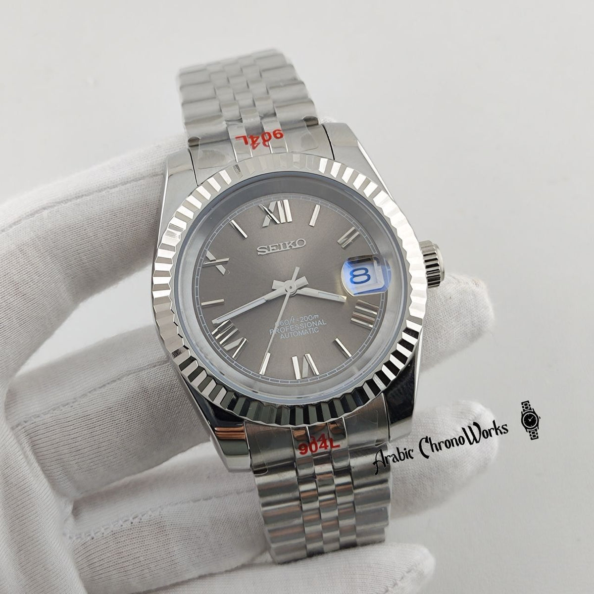 Silver Roman Dial Datejust Mod