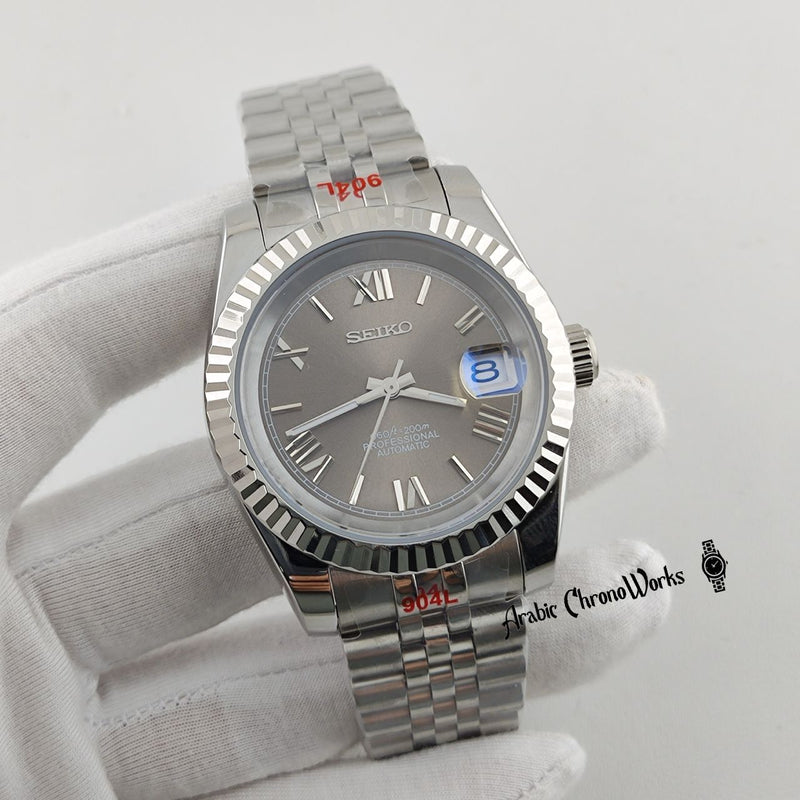 Silver Roman Dial Datejust Mod