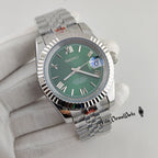Green Roman Dial Datejust Mod