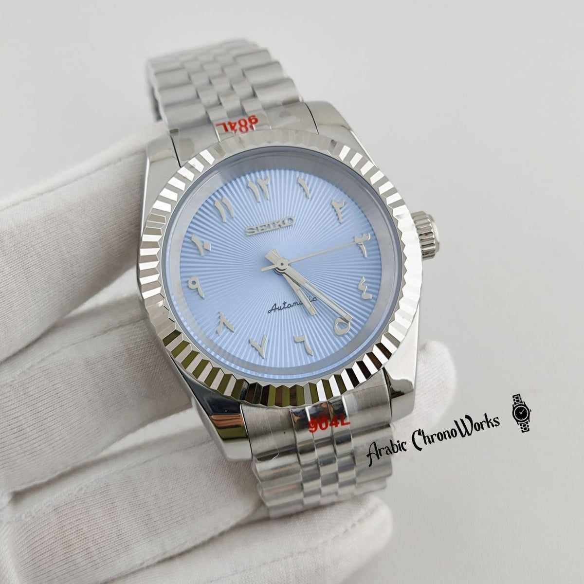 Baby Blue textured Arabic Mod