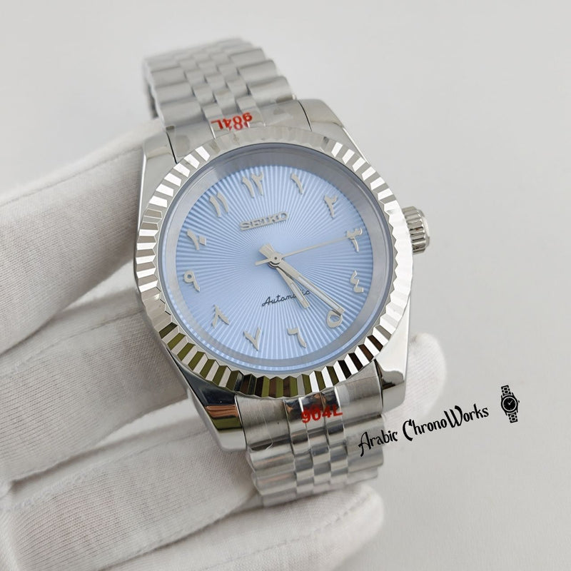 Baby Blue textured Arabic Mod